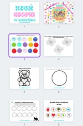 Dzień kropki- karty pracy