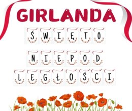 girlanda ŚWIĘTO NIEPODLEGŁOŚCI