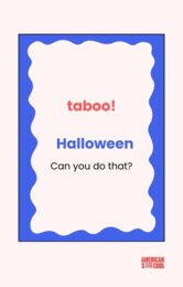 Taboo! Halloween