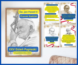 Jan Paweł II – Prorok Nadziei - materiały na gazetkę z girlandą