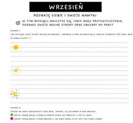 INNOWACJA PEDAGOGICZNA, GODZINA WYCHOWAWCZA, KLASY 4-7, PLANOWANIE CZASU, GOTOWA KARTA INNOWACJI