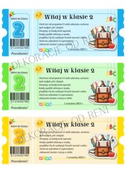 Powitalny Bilet do Klasy 2