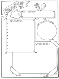 Język polski. Karta pracy-przepis