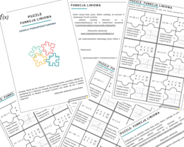 Funkcja liniowa - puzzle