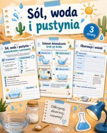 Sól, woda i pustynia - doświadczenie o parowaniu