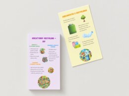 Plakaty o recyklingu i ochronie przyrody