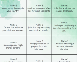 Name 3, Jobs-klasa 8 , liceum