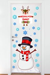 ŚWIĄTECZNA DEKORACJA NA DRZWI - dekoracja XXL