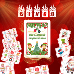 Boże Narodzenie - świąteczna gra BINGO