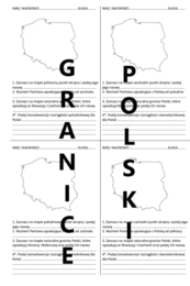 Granice Polski - kartkówka