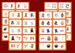 DZIEŃ PLUSZOWEGO MISIA – domino obrazkowe