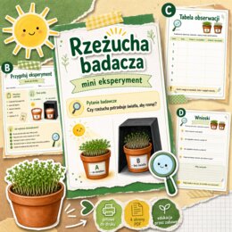 Rzeżucha badacza — mini eksperyment