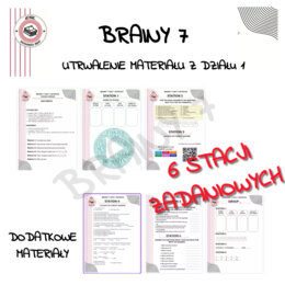 Brainy 7 Unit 1 - powtórka w formie stacji zadaniowych