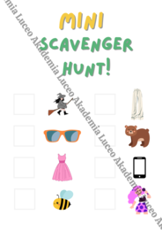 Mini Scavenger Hunt vol 1
