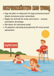 BEZPIECZNE WAKACJE - zestaw materiałów edukacyjnych
