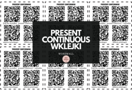 Present Continuous - wklejki WORDWALL