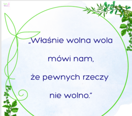 Gazetka, cytaty świętych, dekoracja