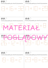 Łamigłówki matematyczne - zapałki. Zagadki klasa 4, klasa 5, klasa 6, klasa 7, klasa 8