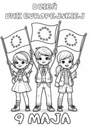 Dzień Unii Europejskiej, kolorowanka XXL