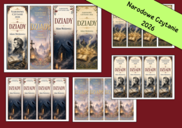 ❤️📖NARODOWE CZYTANIE 2026 zakładki do książek retro 2