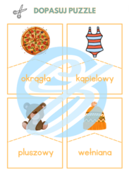 PRZYMIOTNIKI CZĘŚCI MOWY PUZZLE UŁATWIAJĄCE NAUKĘ PRZYMIOTNIK