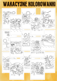 WAKACYJNE KOLOROWANKI
