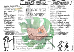 PRZYRODA - Ciało człowieka - Układ ruchu (układ szkieletowy i mięśniowy) - szarość