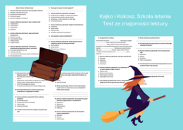 Kajko i Kokosz. Szkoła latania - test ze znajomości treści lektury