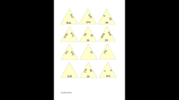 Karty typu piramida - gry matematyczne (mnożenie)