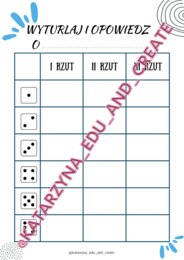 Wyturlaj - kreatywne ćwiczenia z kostkami do gry