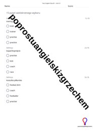 English Class B1 – Unit 5 – testy