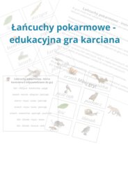 Łańcuchy pokarmowe - gra edukacyjna