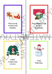 Kalendarz adwentowy - zadania