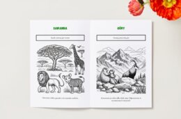 Kolorowanki. Zwierzęta. Rośliny. Ekosystemy.