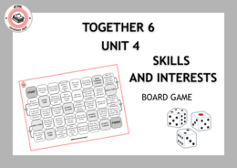 Together 6 Unit 4 zestaw : Vocabulary Activities + Grammar Activities + Learning Tasks + Board Game + Testy i kartkówki do działu