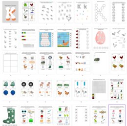 DUŻA paczka ćwiczeń GŁOSKI K W nagłosie, śródgłosie, wygłosie