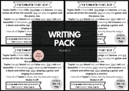 Writing Pack - wklejki dla klas 5