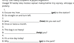 FUNKCJE JĘZYKOWE - EGZAMIN ÓSMOKLASISTY, MINI DIALOGI