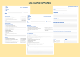 Moje zachowanie - karty pracy i samoocena