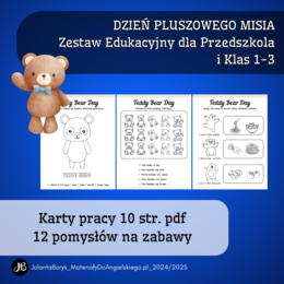 DZIEŃ PLUSZOWEGO MISIA Zestaw Edukacyjny dla Przedszkola i Klas 1-3 / TEDDY BEAR DAY