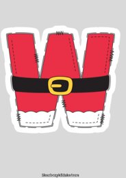 WITAJ ŚWIĘTY MIKOŁAJU - napis