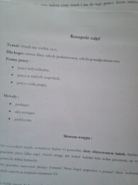 Konspekt zajęć. Strach. Bezpłatny materiał.