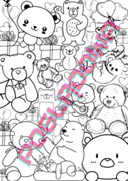 Dzień Misia - kolorowanka XXL