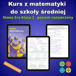 Kurs online z matematyki do 2 klasy - LO R