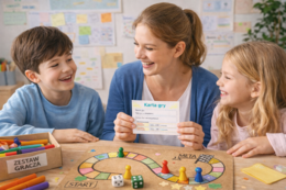 Planszówki DIY z kartonu i markerów