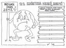 Dzień Ziemi - 22 kwietnia - Karta Pracy