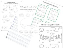 Tłusty czwartek - karty pracy dla dzieci.