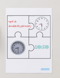 Zegar - puzzle