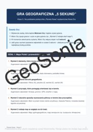 Gra geograficzna 5 sekund klasa 5
