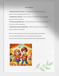 Zabawa "Drzewo i liście". Rozpoznaję gatunki drzew i krzewów.